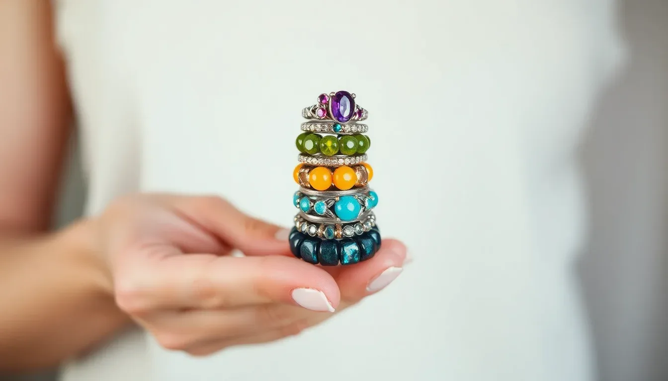 Comment réaliser un stacking parfait avec des bagues fantaisie originales