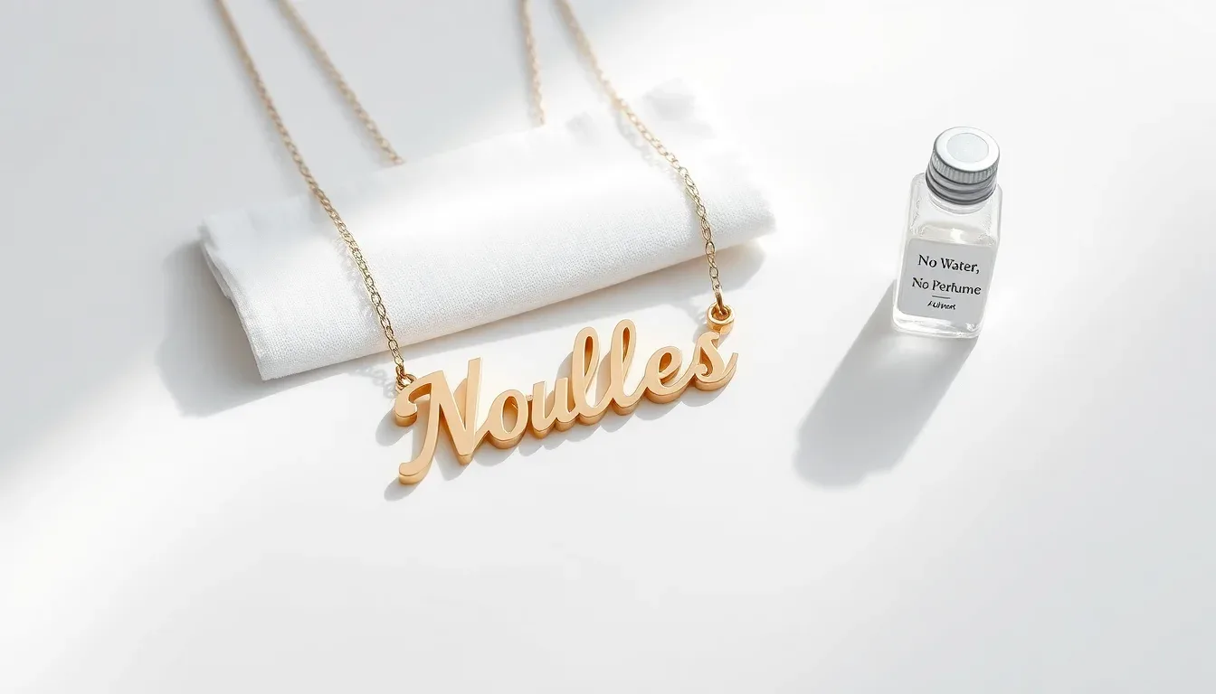 Comment entretenir son collier personnalisé prénom pour quil dure une vie